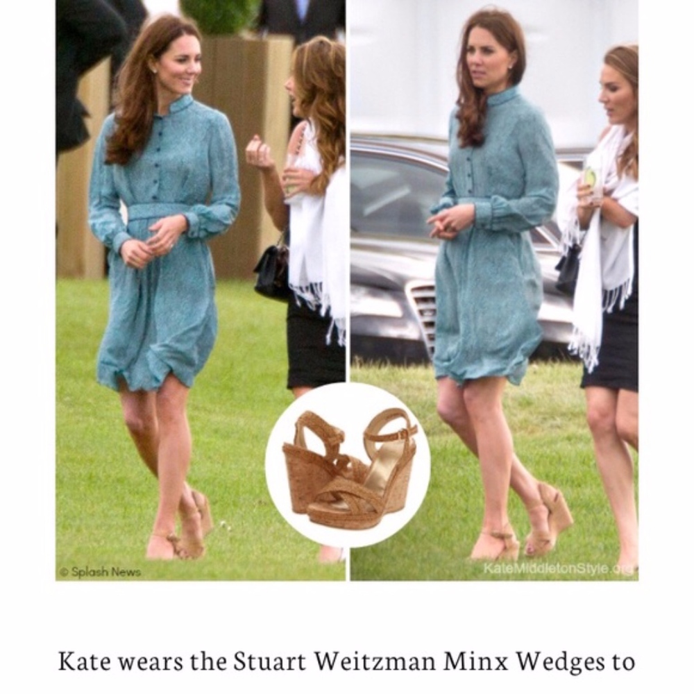 Stuart Weitzman Minx wedge sz 9